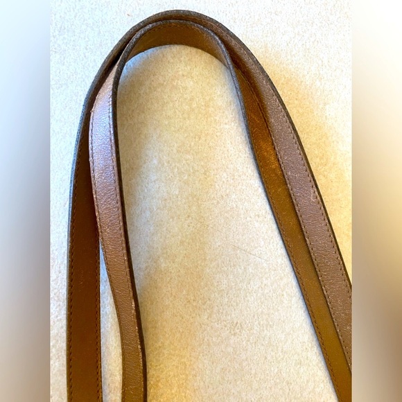 CHRISTIAN DIOR Honeycomb Canvas & Leather Tote, Vintage. GUC - Picture 8 of 11